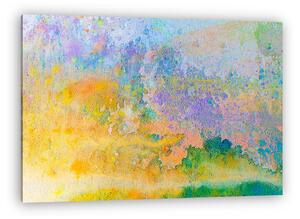 Abstract colorful background with holi paint powder (vászonkép)