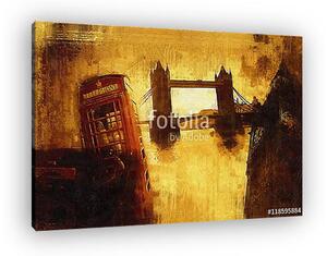 London oil art illustration (vászonkép)