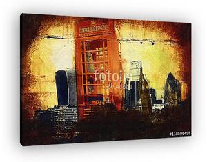 London oil art illustration (vászonkép)