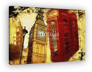 London oil art illustration (vászonkép)