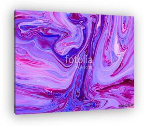 Creative abstract hand painted background, wallpaper, texture, close-up fragment of acrylic painting on canvas with brush stroke (vászonkép)