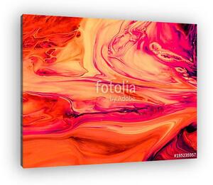 Creative abstract hand painted background, wallpaper, texture, close-up fragment of acrylic painting on canvas with brush stroke (vászonkép)