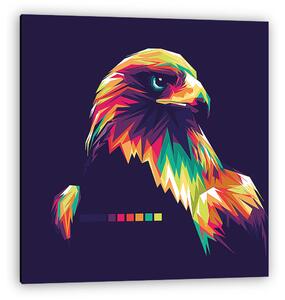 Eagle Vector Pop Art Illustration (vászonkép)