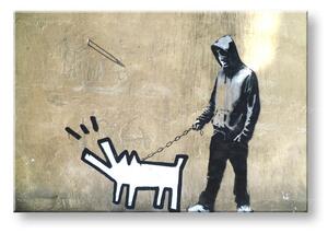 Vászonkép Street Art - Banksy XOBBA014O1