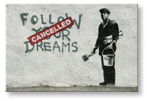 Vászonkép Street Art - Banksy XOBBA024O1