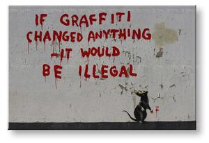 Vászonkép Street Art - Banksy XOBBA022O1