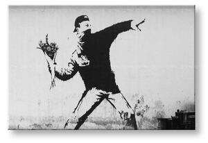 Vászonkép Street Art - Banksy XOBBA028O1