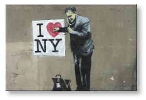 Vászonkép Street Art - Banksy XOBBA026O1