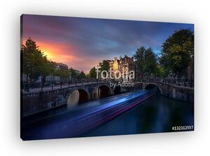 Amsterdam Sunset - Netherlands (vászonkép)