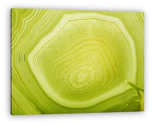Green agate schistose structure background (vászonkép)