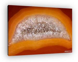 Bright red agate structure (vászonkép)