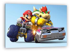 Mari Kart 8 - Bowser blue (vászonkép)