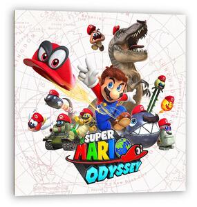 Super Mario Odyssey - World map (vászonkép)