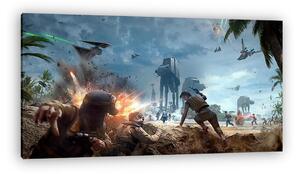 Star Wars: Battlefront: Rouge One - Scarif téma (vászonkép)