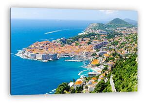 Amazing view of Dubrovnik old town, Dalmatia, Croatia (vászonkép)