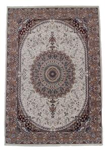 Gépi perzsa szőnyeg bézs 200x290 keleti mintás gépi szőnyeg