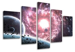 5 részes falfestmény UNIVERSE GA007E50