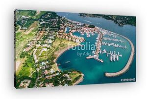 Casa de Campo. Big port for yacht parking. Above (vászonkép)
