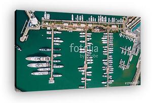 Casa de Campo. Big port for yacht parking. Horizontal (vászonkép)