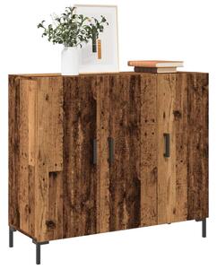 VidaXL Antik Fa Tálalószekrény - 3 Ajtós - 90x34x80 cm