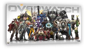 Overwatch Heroes White (vászonkép)