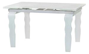 VENDOME OPTI WHITE Üveg Étkezőasztal - 200-300cm