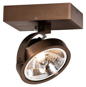 Design spotlámpa sötét bronz forgatható és dönthető - Go