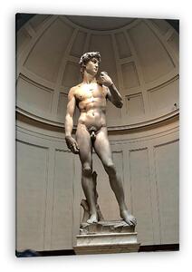 Michelangelo David szobor (vászonkép)