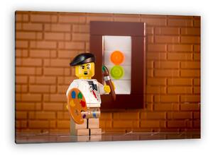 LEGO Characthers - Az alkotás (vászonkép)