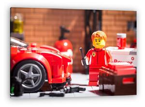 LEGO Racer - Ferrari garázs (vászonkép)