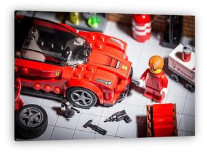 LEGO Racer - Ferrari garázs (vászonkép)