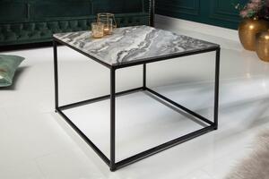 Design dohányzóasztal Factor 50 cm márvány szürke