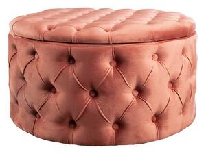 Design puff Rococo 75 cm rózsaszín