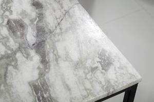 Design dohányzóasztal Factor 50 cm márvány fehér