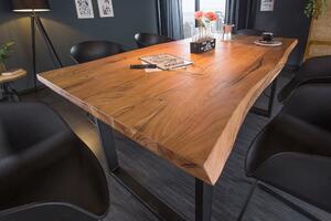 Design étkezőasztal Massive 160 cm asztallap 35 mm akác