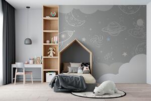 Fotótapéta Űr égbolt, Gyerek fotótapéta, u94636 : Uwalls.hu