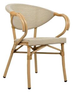 Bistro Paris Rattan Kávézó Szék - Karfás