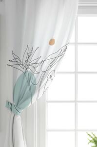 2 db-os fehér pamutkeverék függöny szett, 140 x 260 cm - Minimalist Home World