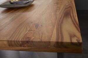 Design étkezőasztal Thunder 180 cm sheesham barna