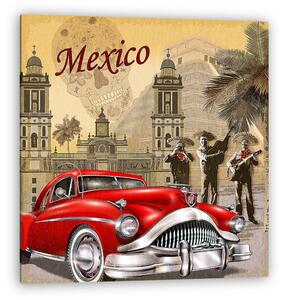 Mexico retro poster. (vászonkép)
