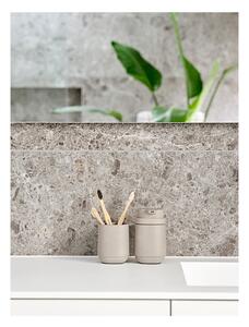Bézs beton fogkefetartó pohár Time – Zone
