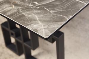 Design étkezőasztal Salus 200 cm taupe - márvány utánzata