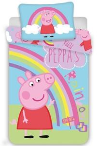 Peppa malac ovis ágynemű (Szivárvány)