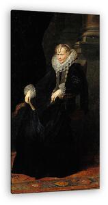 Anthony van Dyck : Genovai hölgy portréja (vászonkép)