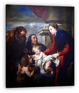 Anthony van Dyck : A Szent család (vászonkép)