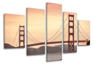 5 részes falfestmény CITY / SAN FRANCISCO ME116E50