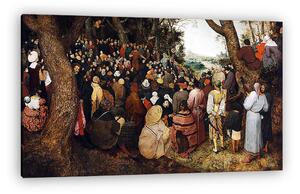 Pieter Bruegel the Elder: Keresztelő Szent János prédikációja (színverzió 1.) (vászonkép)
