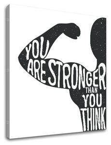 Motivációs vászonképek You are stronger