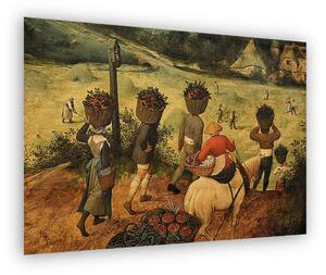 Pieter Bruegel the Elder: Szénagyűjtés (színverzió 1) (vászonkép)