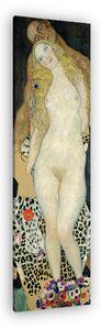 Gustav Klimt: Ádám és Éva /befejezetlen/ - színverzió 2. (vászonkép)